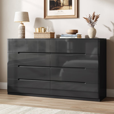 Commode 8 tiroirs pour chambre à coucher Lau