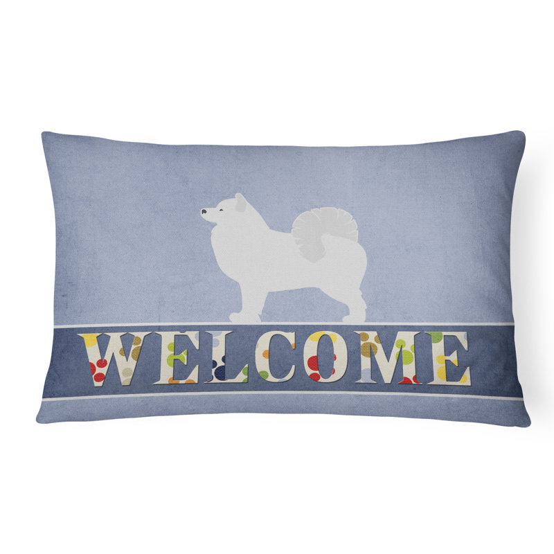 Coussin Samoyed Welcome
