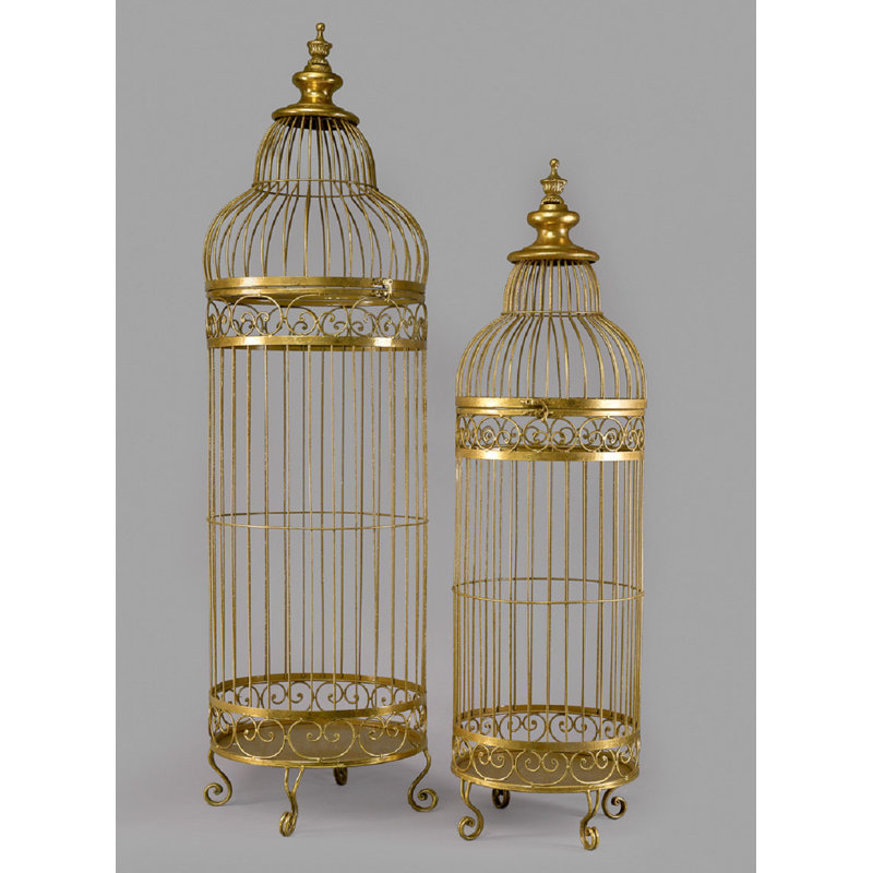Eveloe Decorative Bird House Or Cage, 42" H x 12" W x 12" D