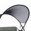 66 Inch Outdoor Swing Chair, Double Hanging, Sturdy Steel Frame, Black