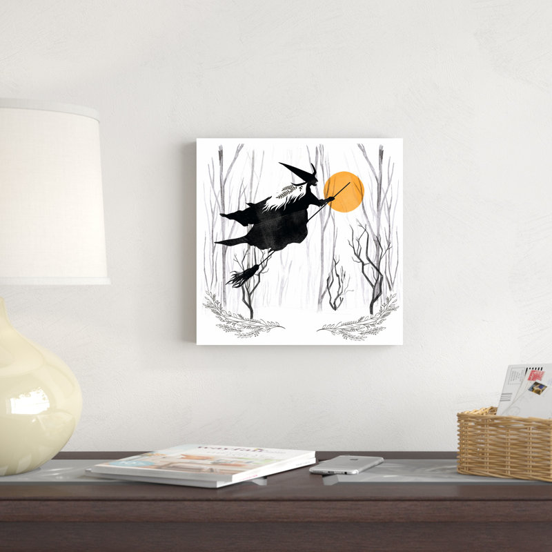 " Witchy Mischief II " by Jennifer Paxton Parker Painting Print, 12" H x 12" W