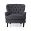 Fauteuil club + repose-pieds