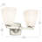 14.25" 2-Light Vanity Light with Water Glass-108202144-108202147