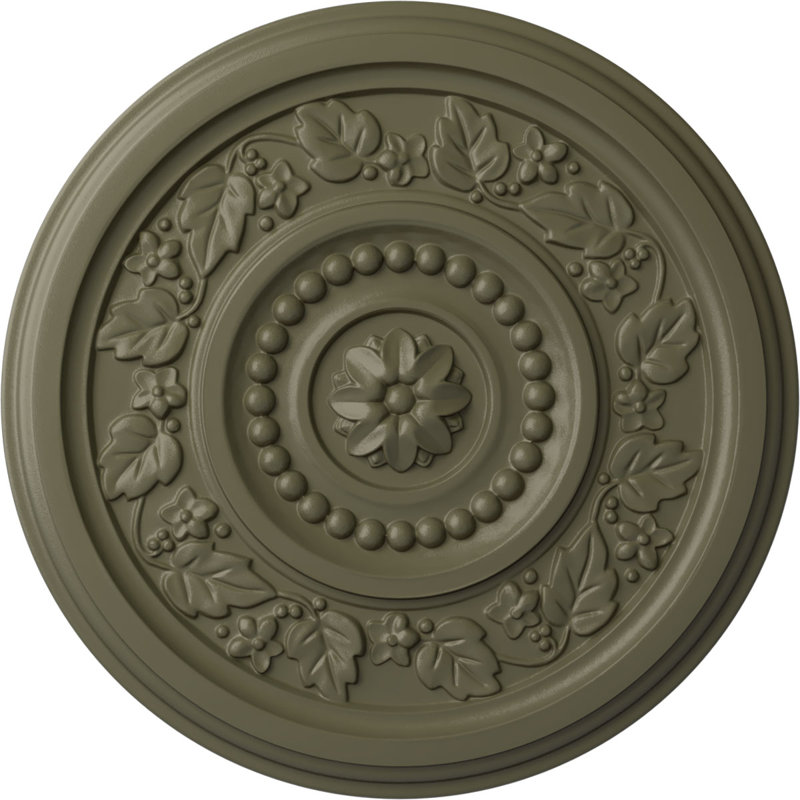 Médaillon de plafond H 16,125 po x l 16,125 po Marseille, Pierre Spartan