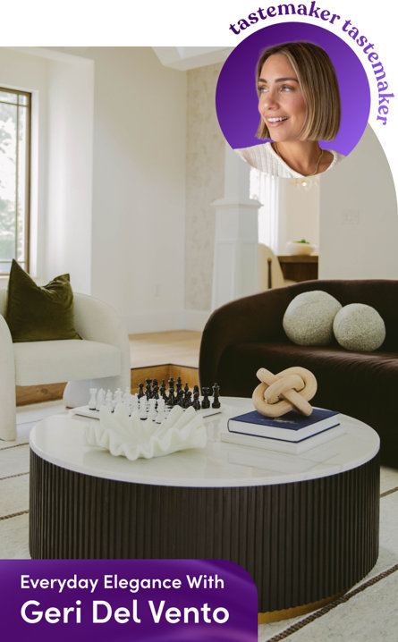 Mid-century modern with a Scandi twist.