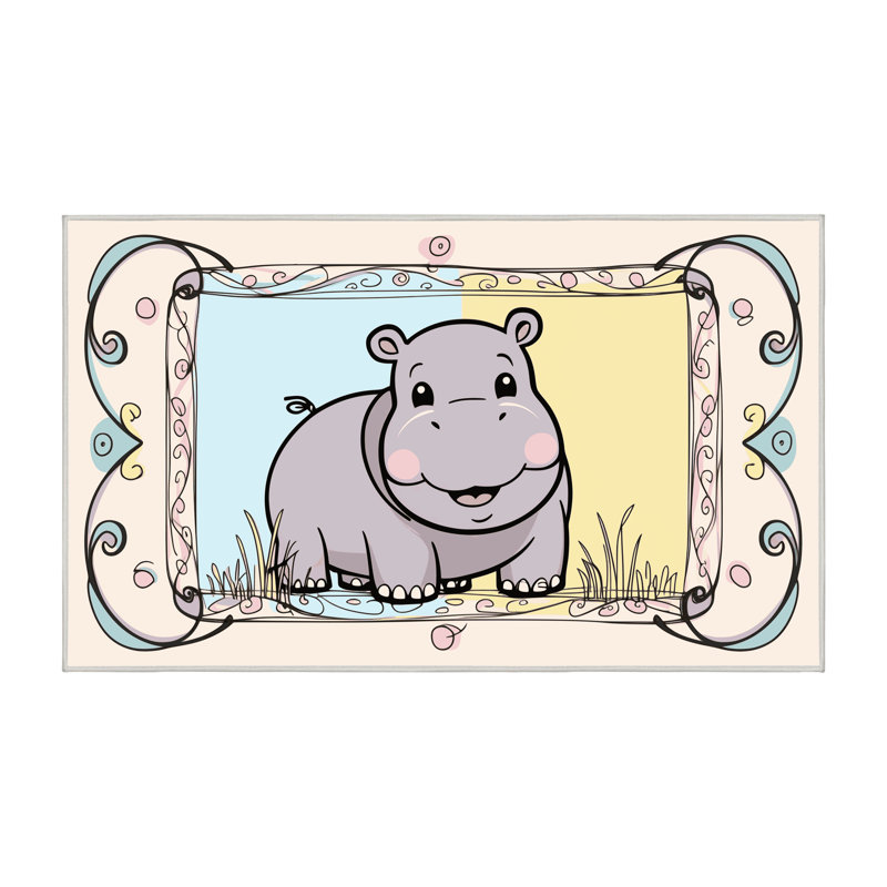 Tapis pour enfants East Urban Home, Rectangulaire 2 pi x 3 pi