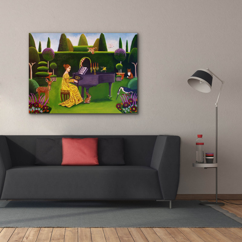 «Summer Sonata» par Catherine A Nolin, art mural sur toile, H 40 po x l 54 po x P 1,5 po