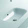 WS Bath Collections Ciotola 15.5'' White Ceramic Rectangular Bathroom Sink with Overflow