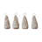 Handmade Felt Wool Christmas Tree Place Card/Photo Holders With Base And Paper Cards