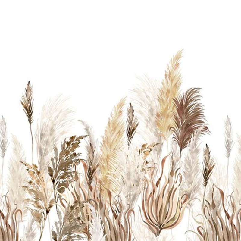 Murale botanique Boho Pampas, L 108 po x l 96 po