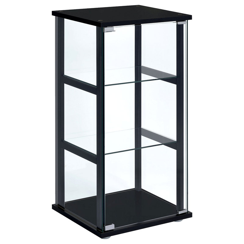 Vitrine en verre à 3 tablettes