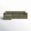 Canapé modulaire rembourré avec repose-pieds 4 pièces 112,6 po Winfree-1145845276