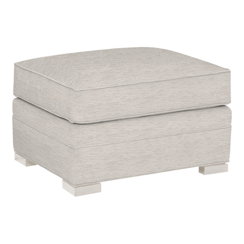 Davidson 28" Ottoman, Casa Blanca, Impala Linen