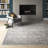 Bethlyn Geometric Ivory/Silver Area Rug-191090243