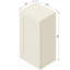 Armoire murale blanche prête à assembler avec portes en bois massif l 15 po x H 30 po