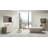 Thassos White & Black Marble 1" Hexagon Polished Mosaic Tile