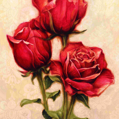 " Red Roses 2 " Painting Print