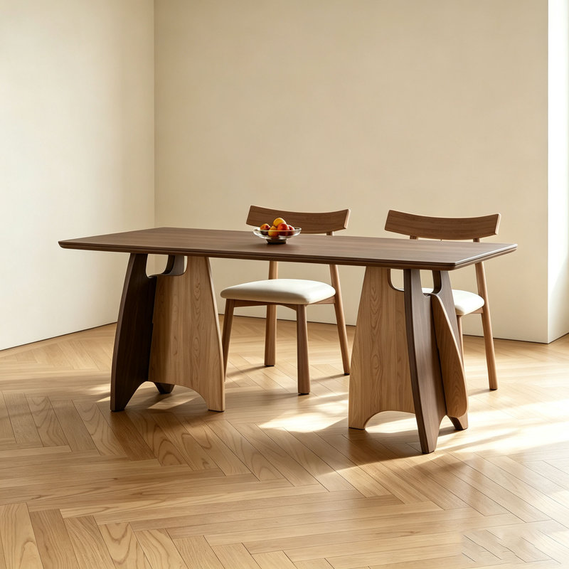 Table de salle à manger Vintage, 29.5" H x 70.9" W x 31.5" D, 7
