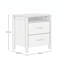 Chivonne 2 Drawer Bedside Table-525057221