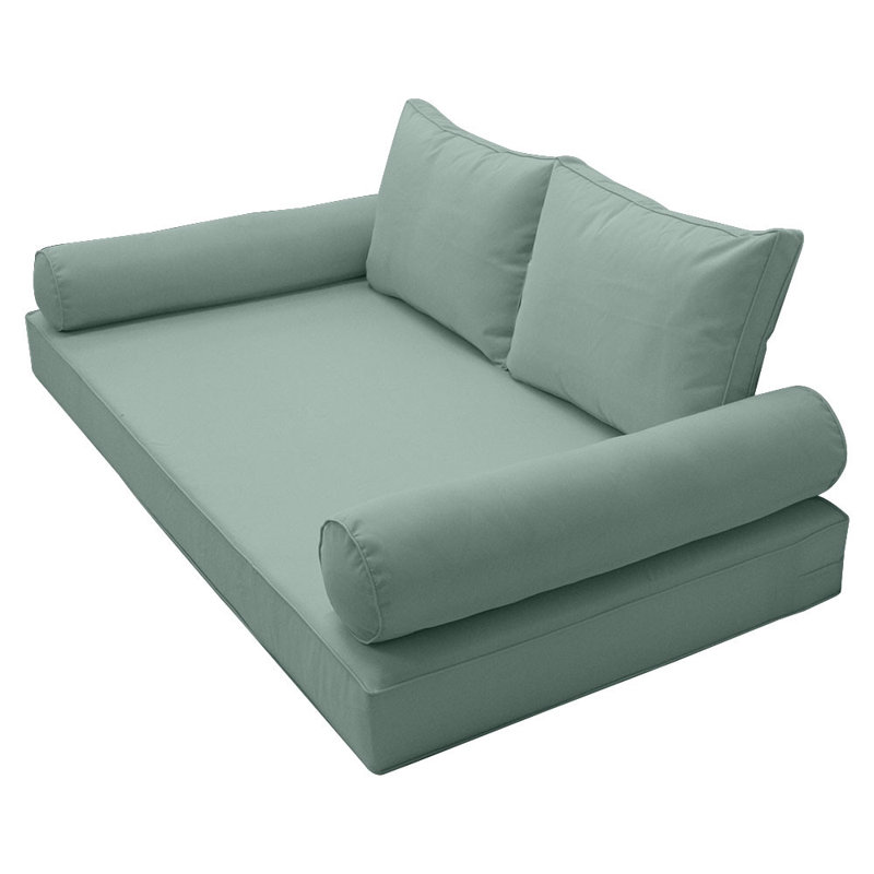 Outdoor Daybed Seat / Back Cushion, Green