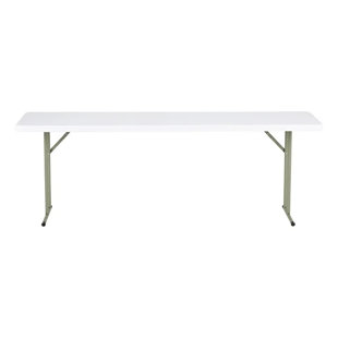Table de formation rectangulaire pliable en plastique moulé par soufflage