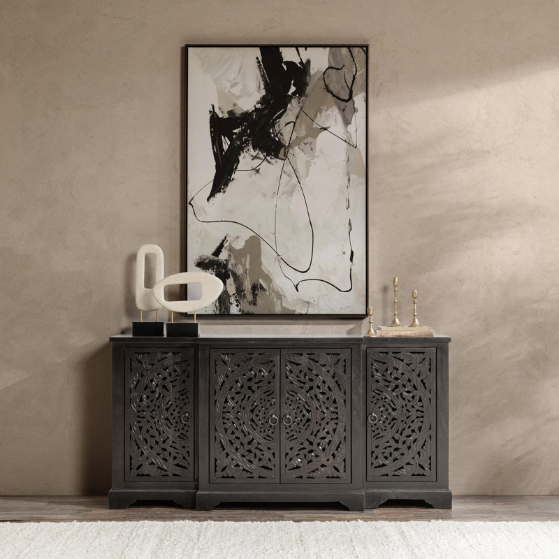 Clairabelle 72'' Solid Wood Sideboard, Harvest Walnut