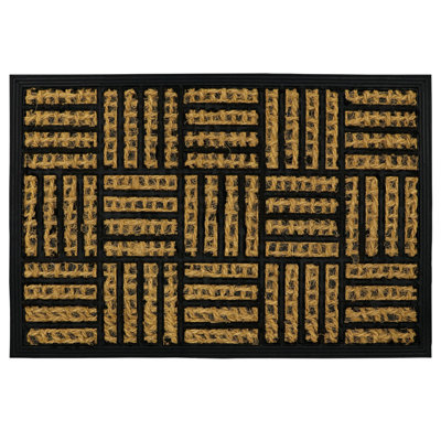Non-Slip Striped Outdoor Doormat