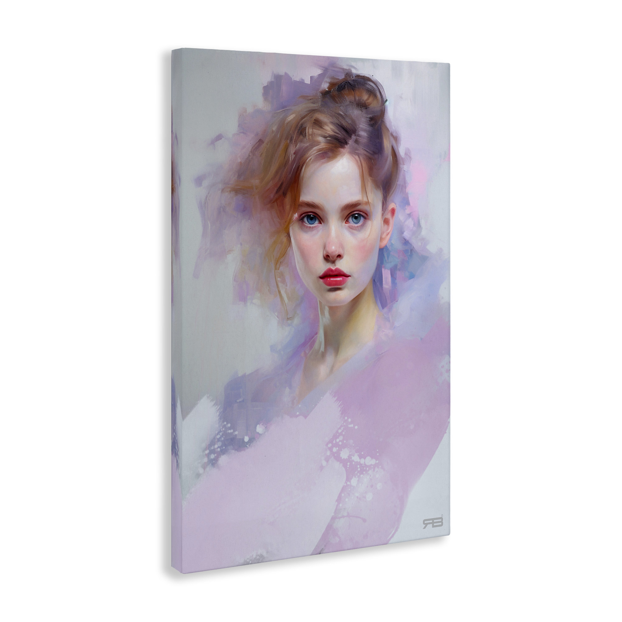 House of Hampton® Soft Portrait of Woman Canvas Wall Art by Roozbeh ...