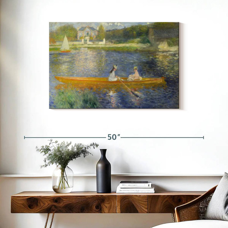 Mehar The Skiff 1875, 24" H x 36" W