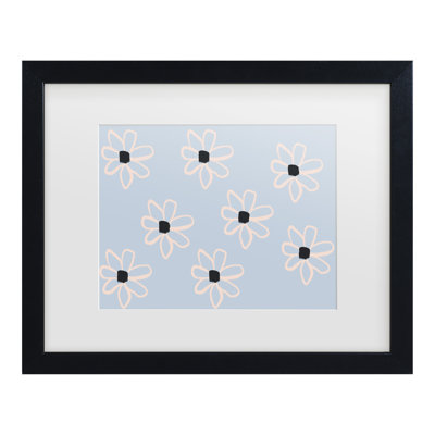 Bolog Uplusmestudio Bold Flowers No 1 Matted Framed Art