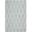 Tapis bleu / ivoire en laine touffeté à la main Deedie-19272164