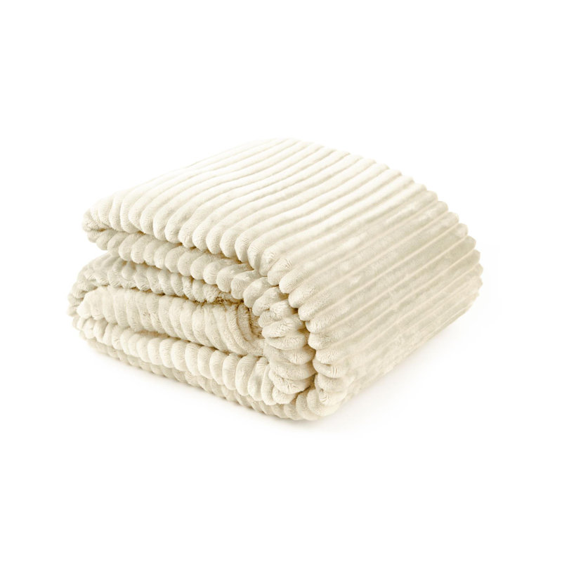 Throw Blanket, Cream