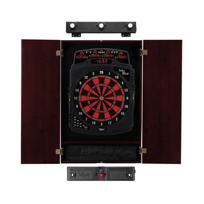 Ensemble de jeu de fléchettes et d'armoire électronique avec fléchettes Viper Solar Blast