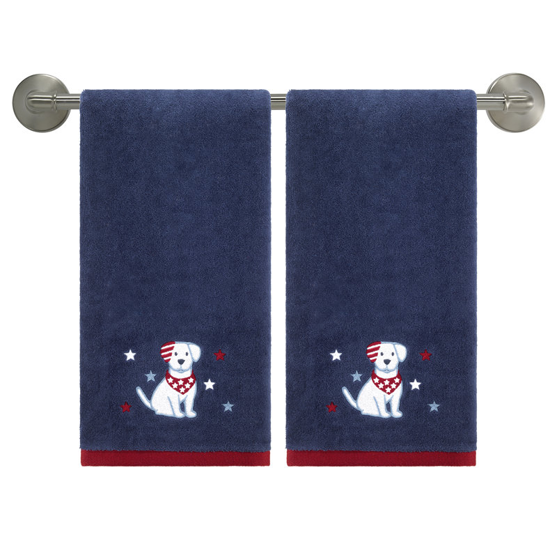 Avanti Pawtriot 2-Pack Hand Towel Set