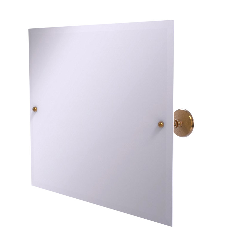 Marchmont Wall Mirror, Brushed Bronze, 21" H x 26" W