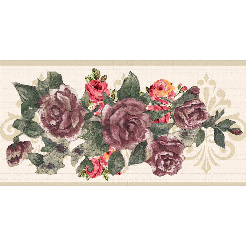 Peel & Stick Floral Border