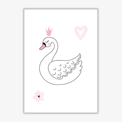 White Swan - Painting