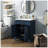27.8" Modern Bathroom Vanity Sink Combo in Blue with Solid Wood & MDF Base