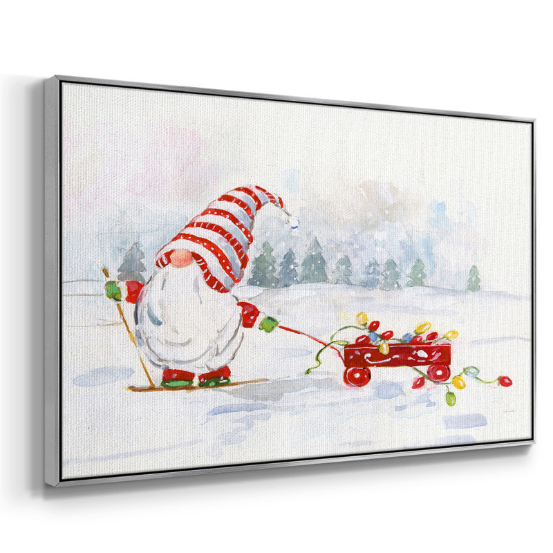 Gnome d'hiver II, Argent, H 27 po x l 41 po x P 2 po