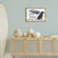 Toile flottante encadrée «Never Boat Alone Dog» par Dog Is Good-1231961801-1231961798