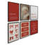 Ensemble de 6 impressions sur toile The Claus Express-255690342-255690279-255690722
