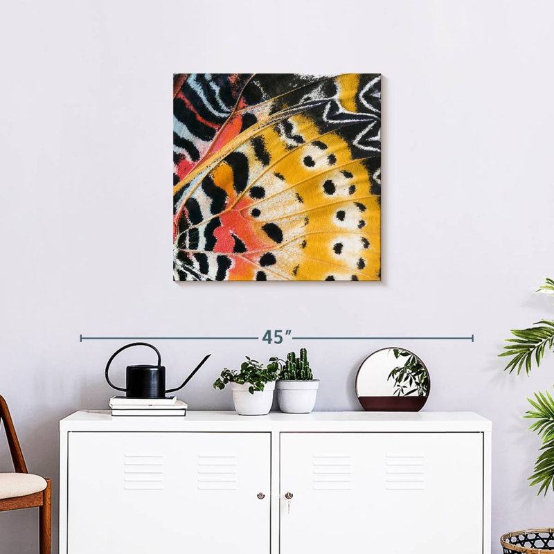 Brampt Monarch Butterfly Wing, 24" H x 24" W