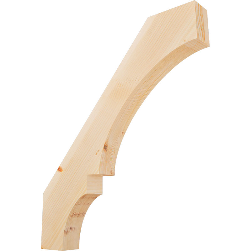 Genouillère Balboa, Sapin de Douglas, Lisse, H 32 po x l 3,5 po x P 28 po