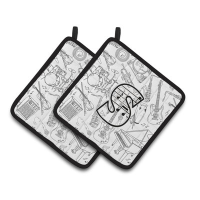 Note de musique Potholder