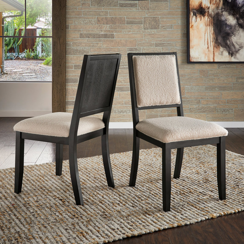 Chaise de salle à manger Cipolla, Noir