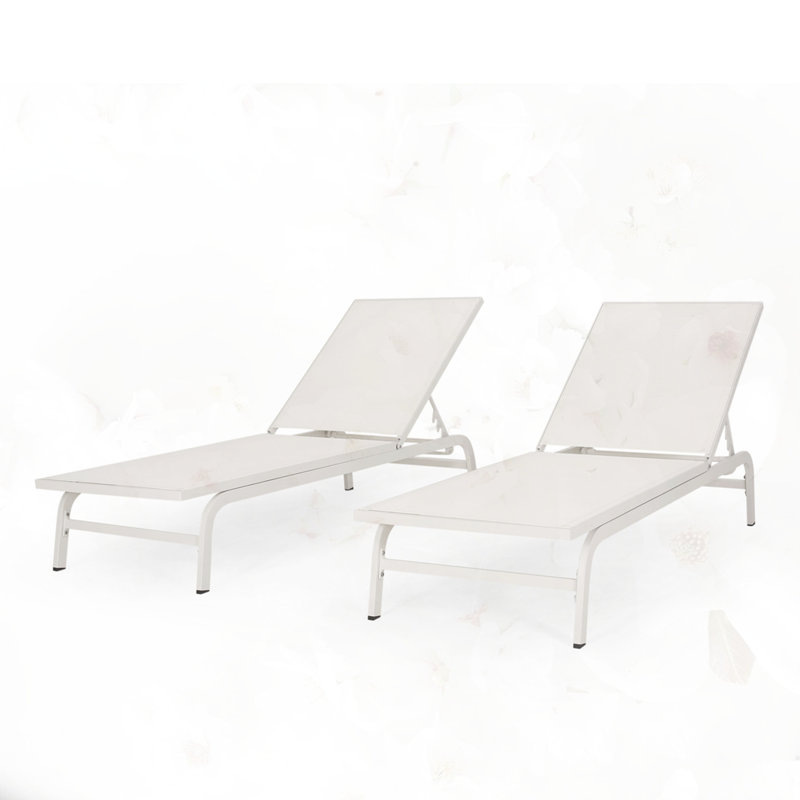 Chaise longue d'extérieur