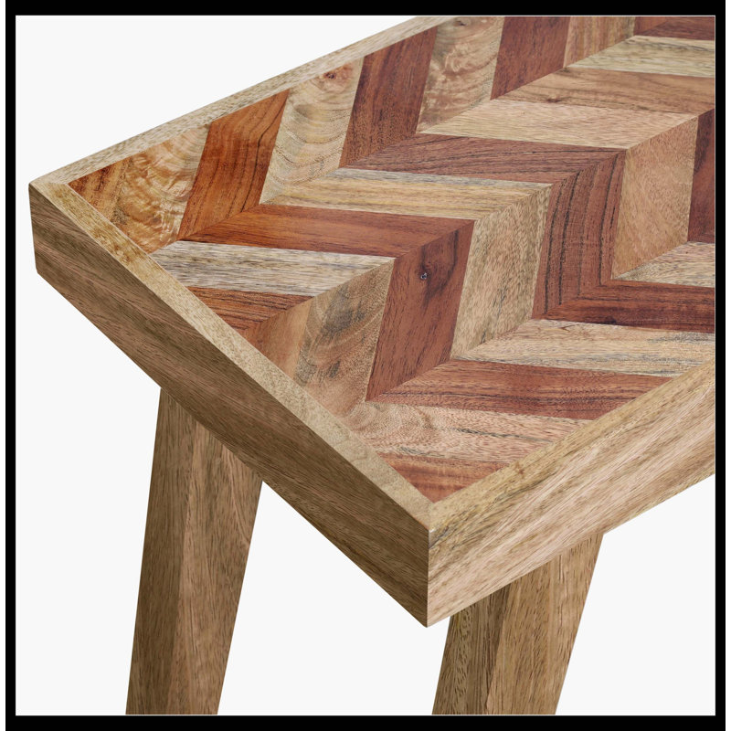 Banc en bois de manguier, naturel