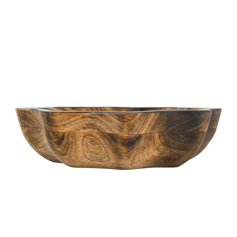 Solid + Manufactured Wood Decorative Bowl