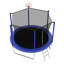 Trampoline 8 pi bleu