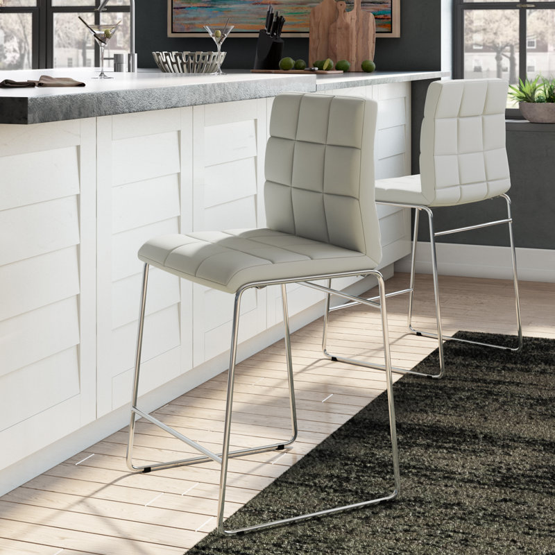 Coetta Pridmore Counter Stool, White